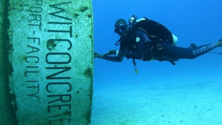 Schiffswrack Wit Concrete  — Foto: Belize Tourism Board