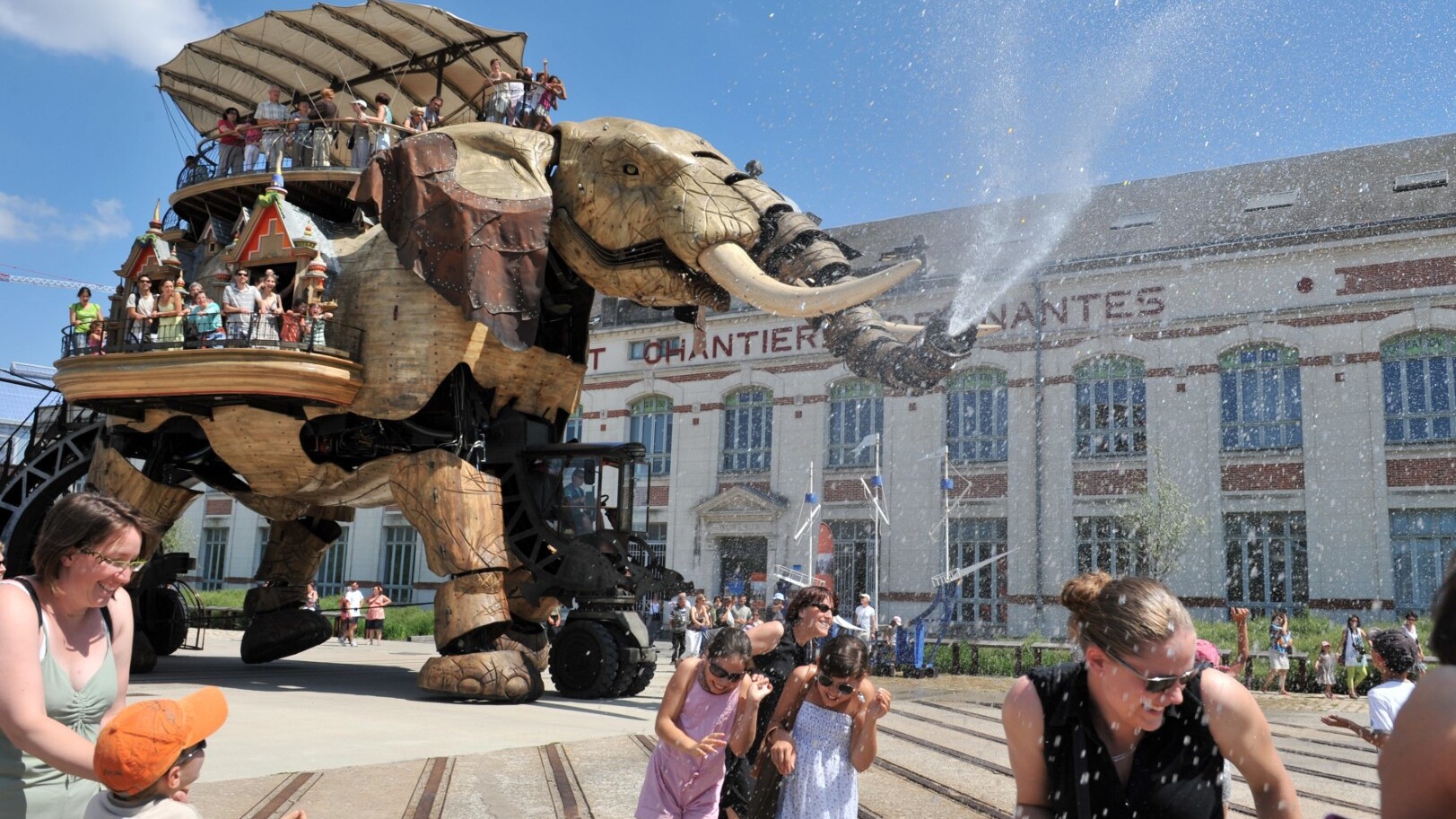 Nantes, Le Grand Eléphant, Les Machines de l île  — Foto: Jean-Dominique Billaud / Nautilus LVAN