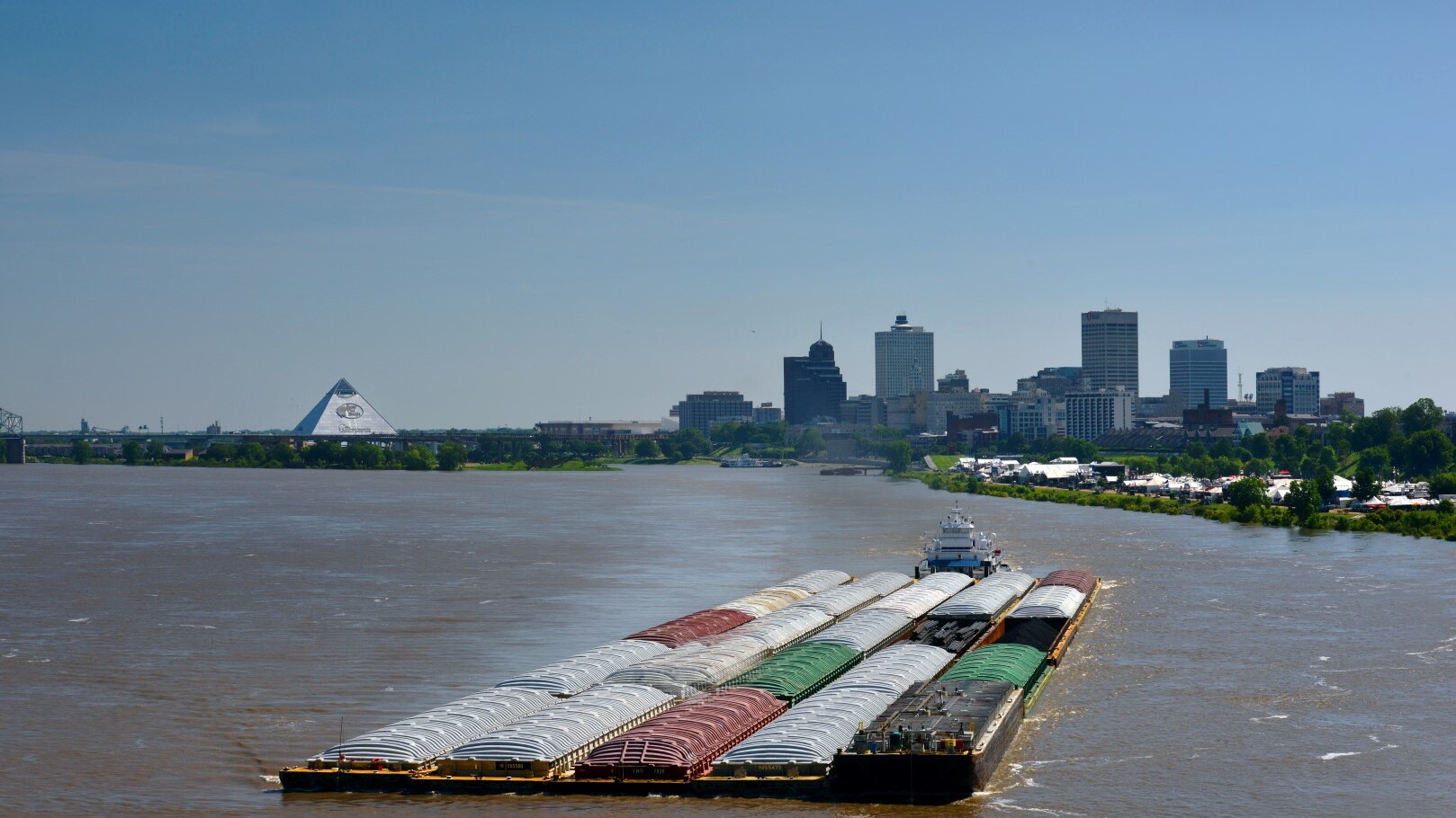 Blick auf die Skyline von Memphis  — Foto: Memphis Travel