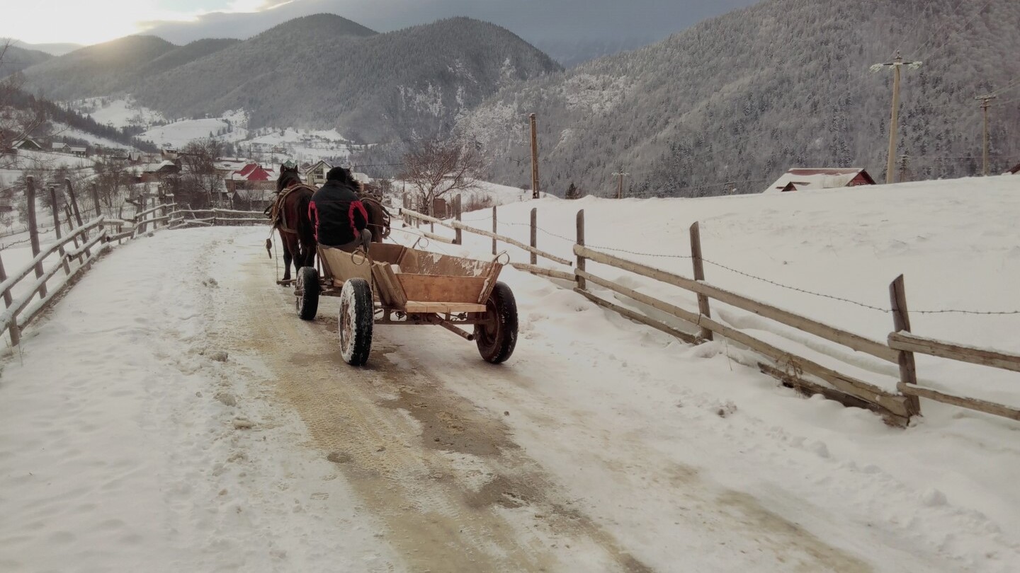 Winterliche Karpaten in Rumänien  — Foto: Weltanschauenjpg  