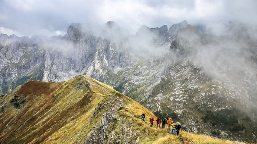 Wandern in Albanien — Foto: Weltweitwandern