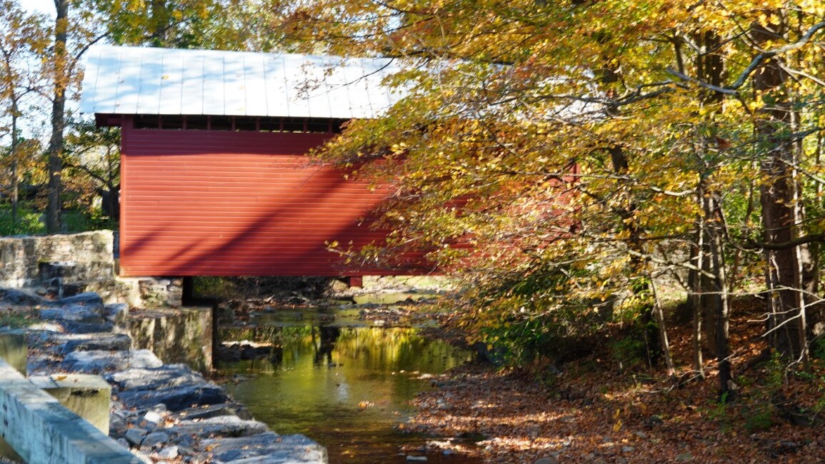 Maryland, Roddy Road Covered Bridge — Foto: Christiane Reitshammer