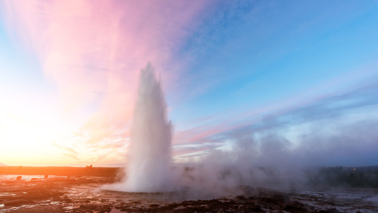 Geysir in Island — Foto: GTA Touristik