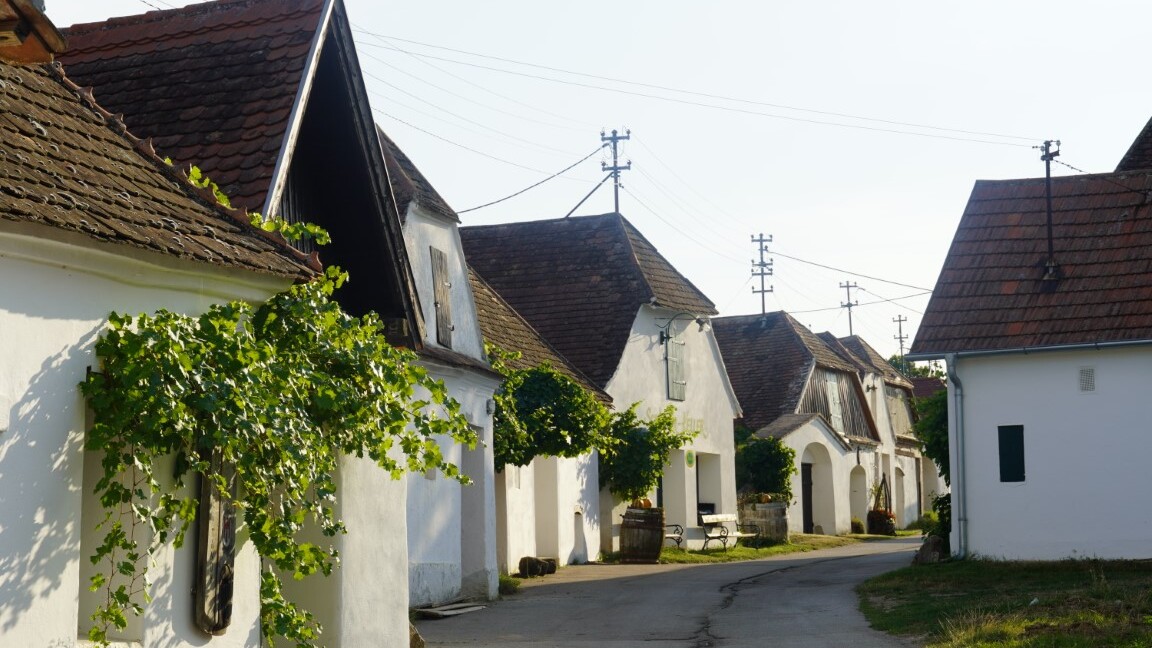 Kellergasse in Zellerndorf, Weinviertel, Niederösterreich — Foto: Christiane Reitshammer 