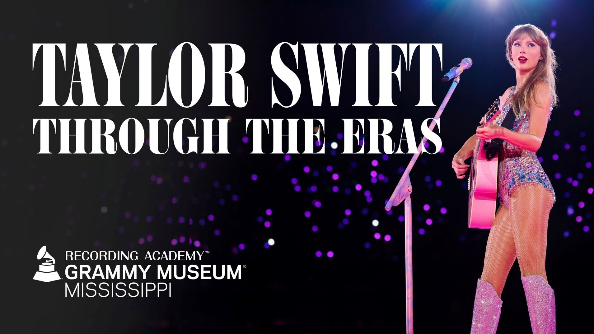 Ausstellungsplakat "Taylor Swift: Through The Eras" — Foto: Verkehrsbüro Visit Mississippi  