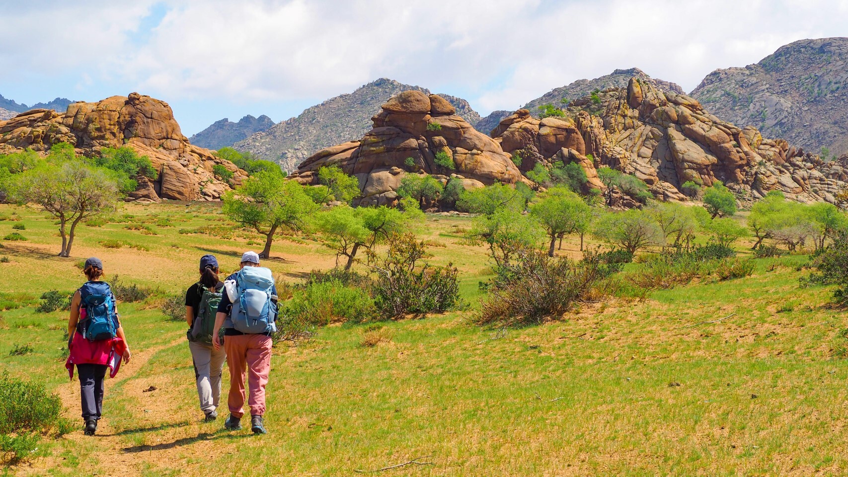 In der Mongolei  — Foto: Weltweitwandern 