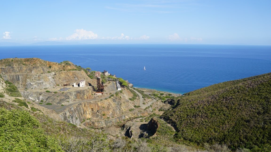 Erzmine auf Elba — Foto: Dieter Putz