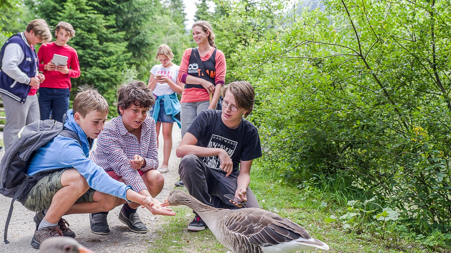 Naturerlebnisse mit der Familie  — Foto: Naturschauspiel-TVB Traunsee-Almtal