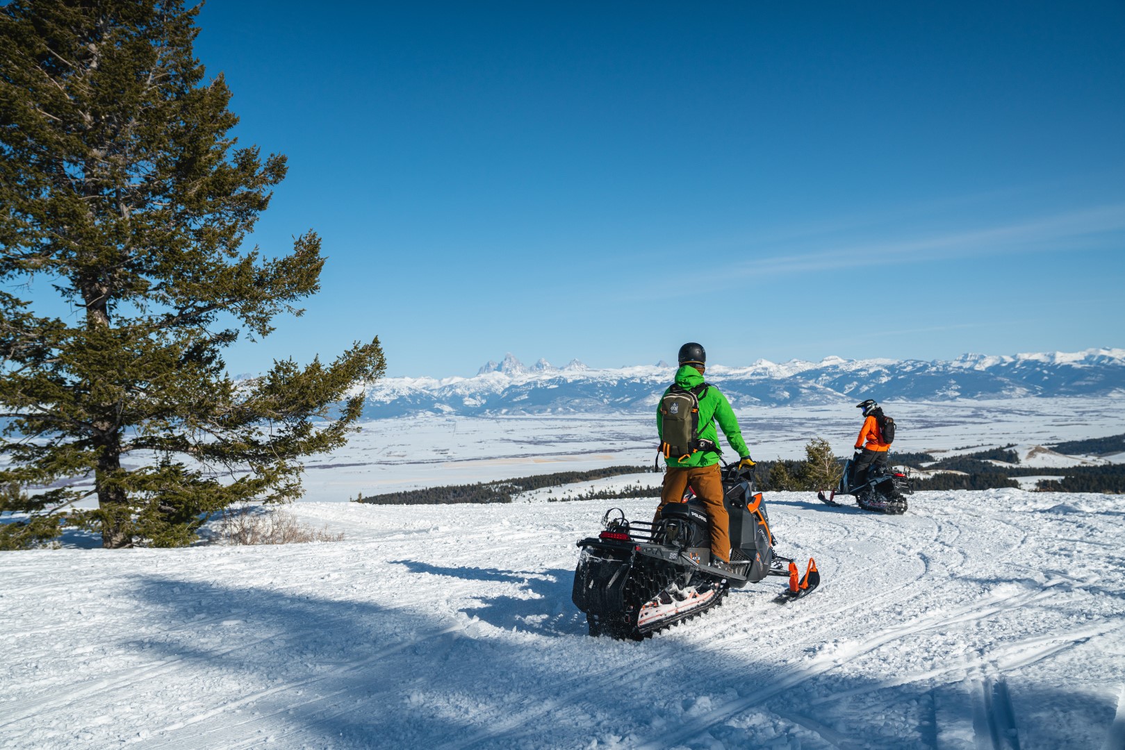 Snowmobile in Idaho — Foto: Visit Idaho