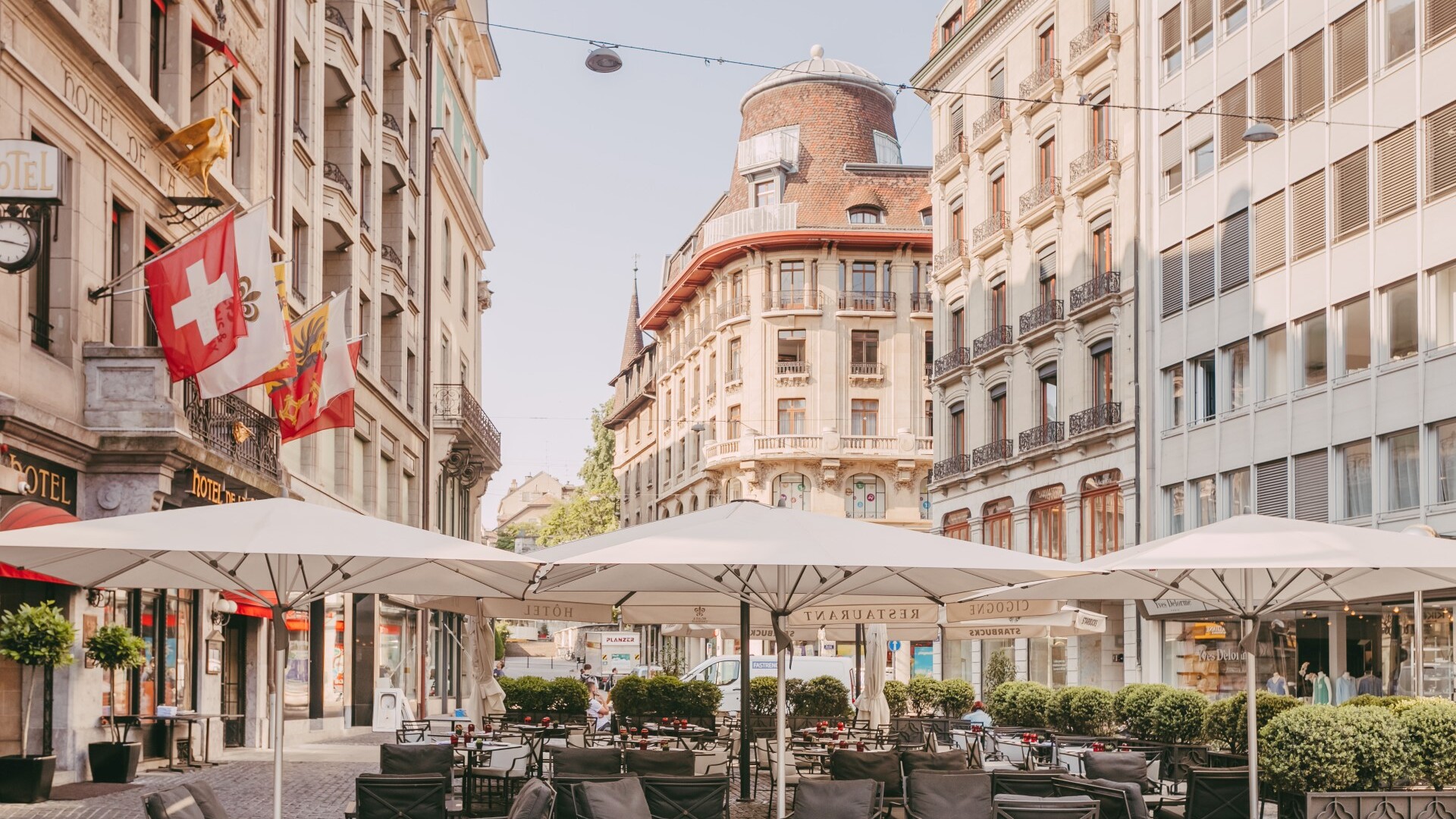 Genf – eine mondäne Stadt mit sichtbarem Wohlstand — Foto: Martha Steszl