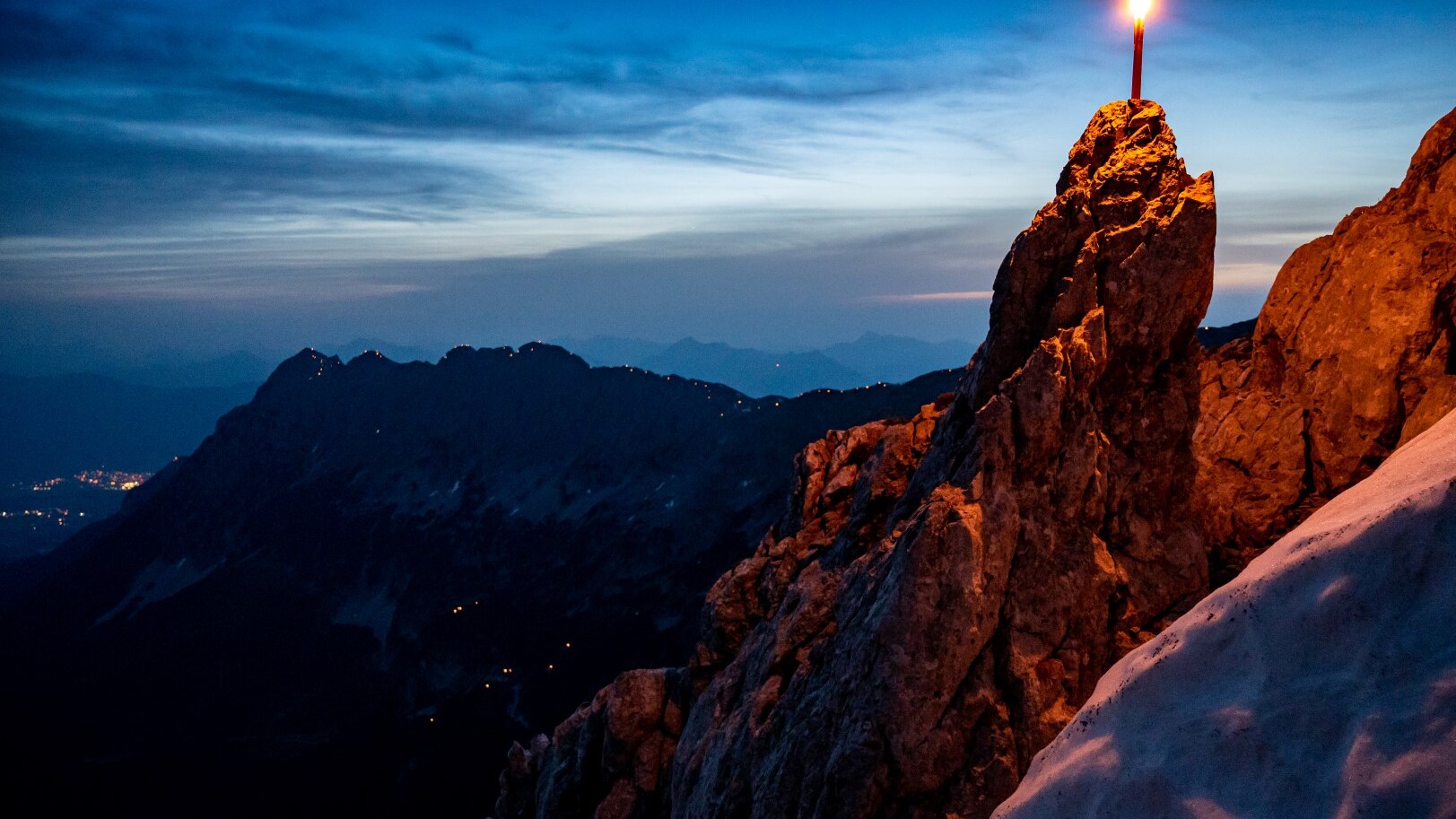 Wilder Kaiser, und die Gipfel brennen — Foto: TVB Wilder Kaiser / Martin Lifka