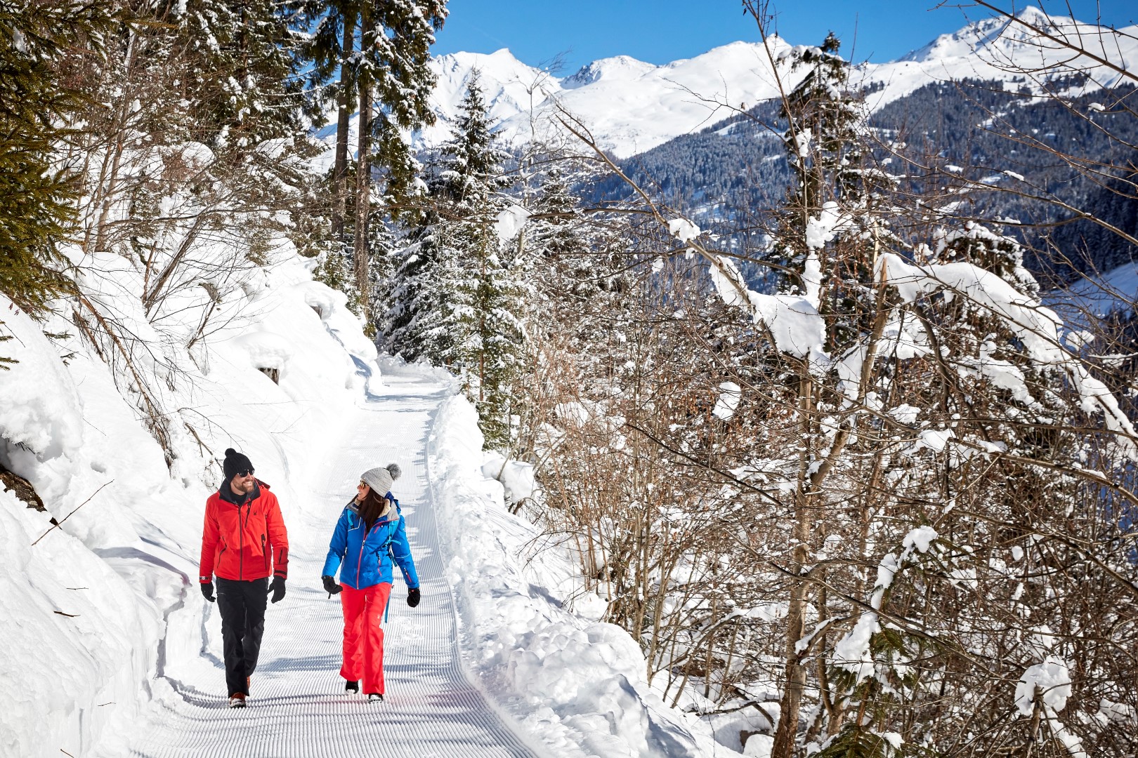 Winterweitwandern von Kappl nach See  — Foto: TVB Paznaun–Ischgl 