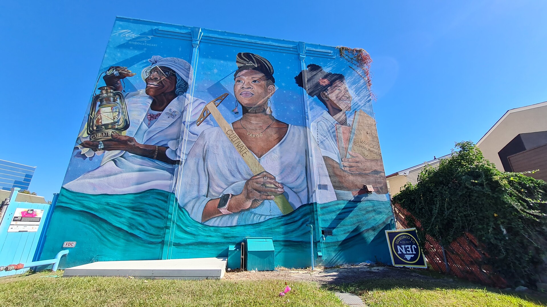 Virginia Beach, Mural im ViBe Creative District — Foto: Christiane Reitshammer